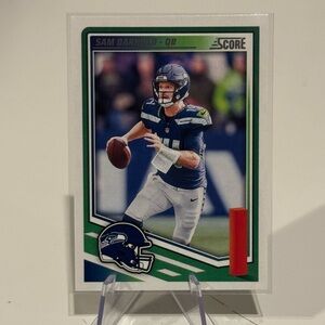🔥 2025 Sam Darnold Panini Score Card. Seattle Seahawks